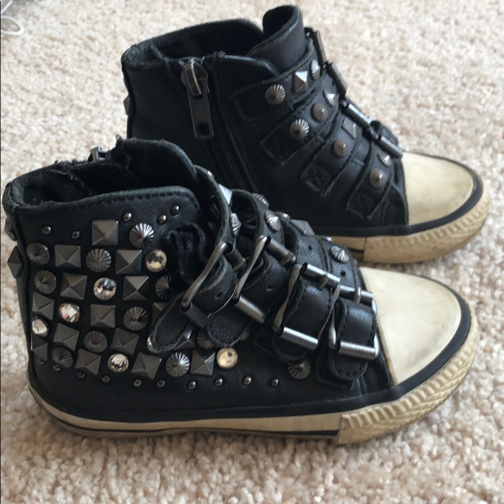 Ash Kids shoes with studs, size toddler 23